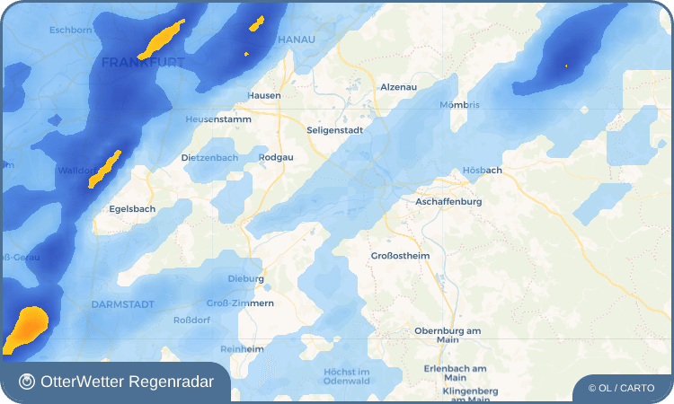 OtterWetter Regenradar-Widget Harreshausen
