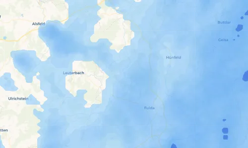 Regenradar Vorschaubild - Aktuelle Niederschläge in Hartershausen und Umgebung