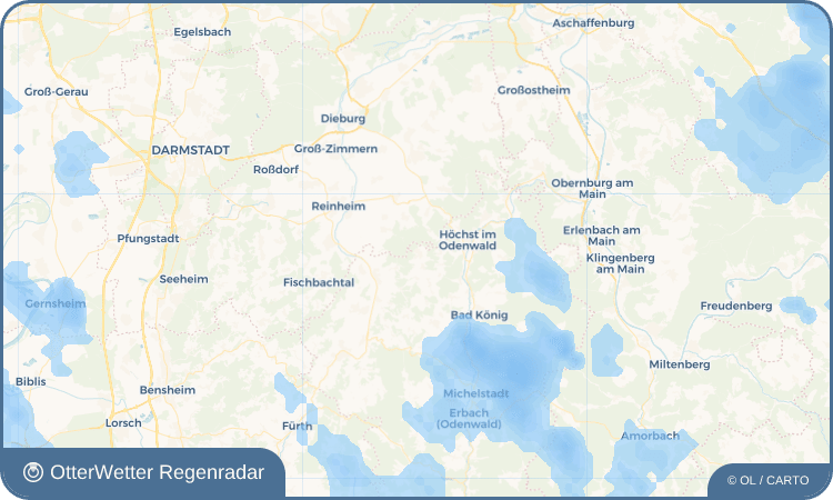 Wetter-Widget-Vorschau mit Vorhersagedaten für Hassenroth