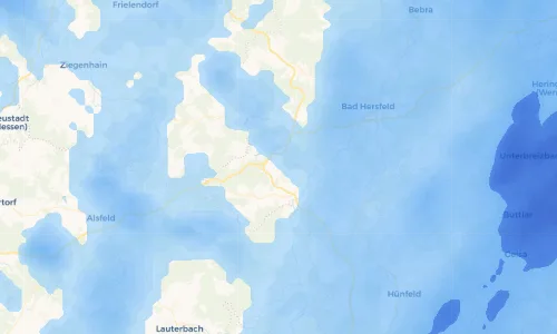 Regenradar Vorschaubild - Aktuelle Niederschläge in Hattenbach und Umgebung