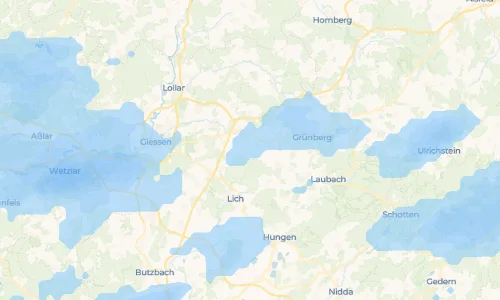 Regenradar Vorschaubild - Aktuelle Niederschläge in Hattenrod und Umgebung