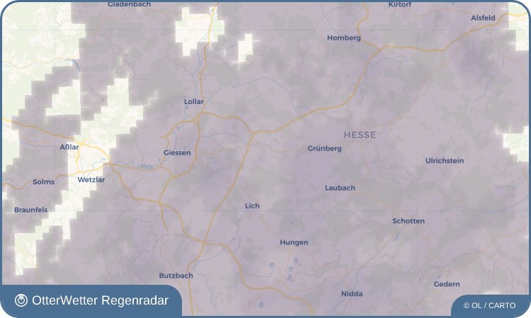 Widget-Vorschau für Hattenrod Wetter-Widget-Vorschau mit Vorhersagedaten für Hattenrod