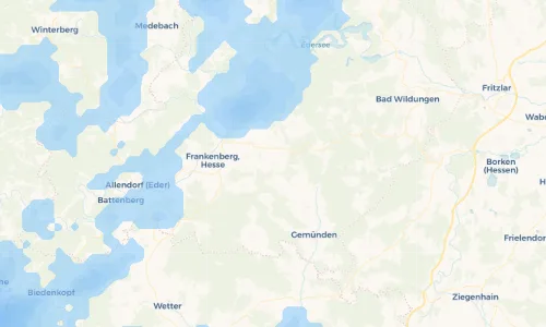 Regenradar Vorschaubild - Aktuelle Niederschläge in Haubern und Umgebung