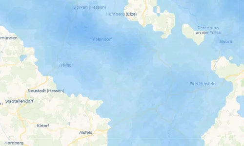 Regenradar Hauptschwenda: aktuelle Niederschläge in Hauptschwenda und Umgebung, Stand 19. Oktober 2026 um 20:35 Uhr