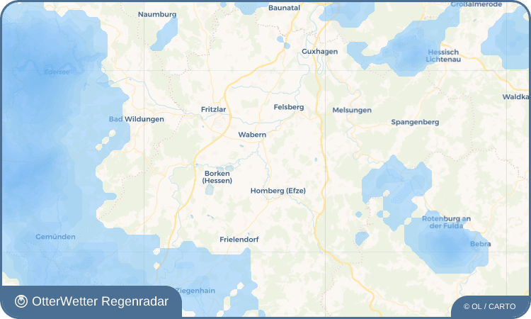 Widget-Vorschau für Hebel Wetter-Widget-Vorschau mit Vorhersagedaten für Hebel