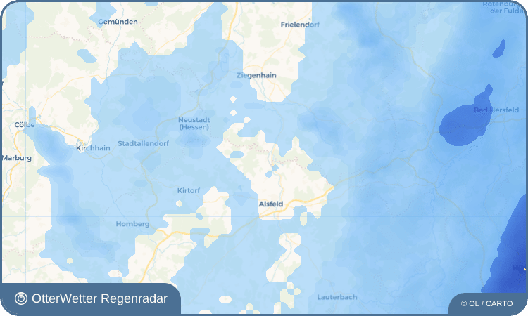 OtterWetter Regenradar-Widget Heidelbach