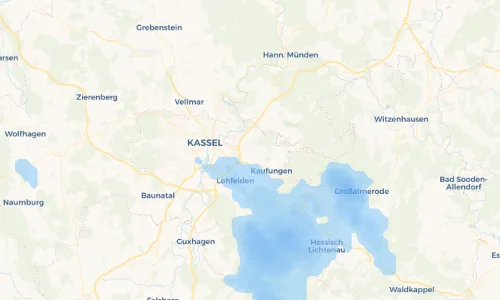 Regenradar Vorschaubild - Aktuelle Niederschläge in Heiligenrode und Umgebung