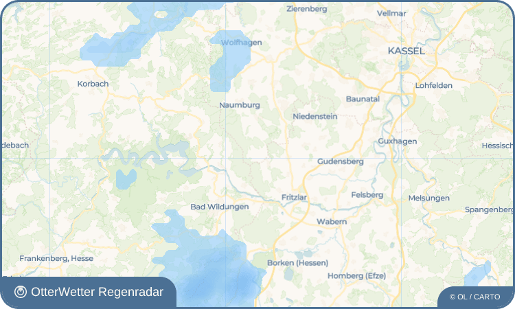 Widget-Vorschau für Heimarshausen Wetter-Widget-Vorschau mit Vorhersagedaten für Heimarshausen