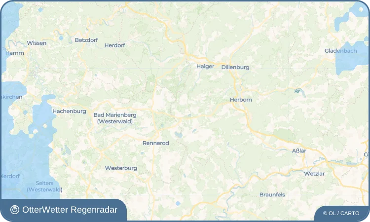 Wetter-Widget-Vorschau mit Vorhersagedaten für Heisterberg