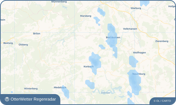 OtterWetter Regenradar-Widget Helmscheid