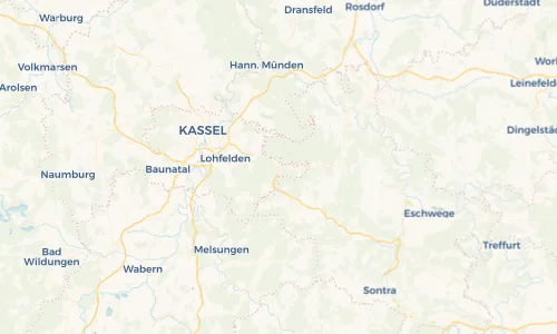 Regenradar Vorschaubild - Aktuelle Niederschläge in Helsa und Umgebung