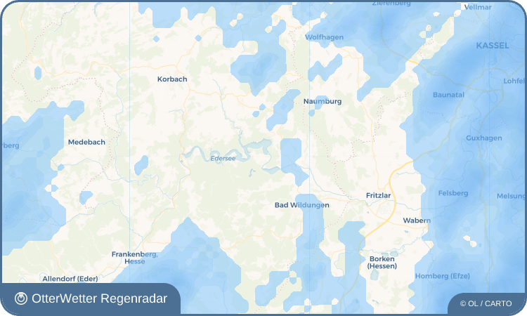 Widget-Vorschau für Hemfurth-Edersee Wetter-Widget-Vorschau mit Vorhersagedaten für Hemfurth-Edersee