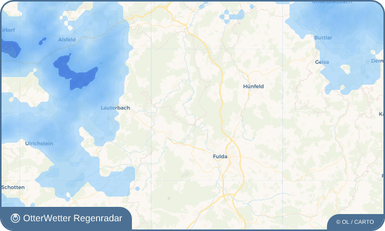 OtterWetter Regenradar-Widget Hemmen