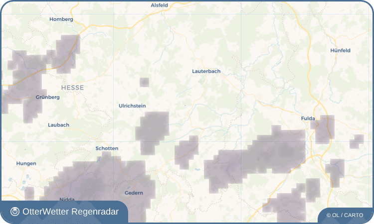 OtterWetter Regenradar-Widget Herbstein