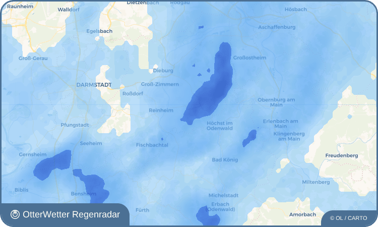 OtterWetter Regenradar-Widget Hering