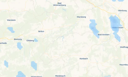 Regenradar Vorschaubild - Aktuelle Niederschläge in Heringhausen und Umgebung