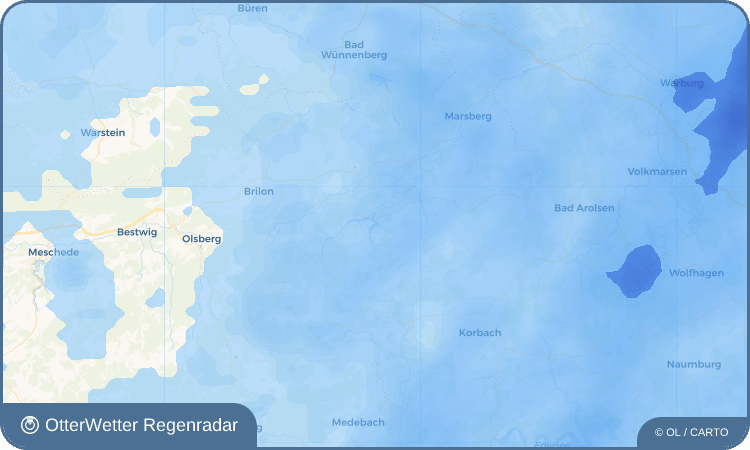OtterWetter Regenradar-Widget Heringhausen