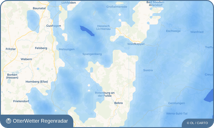 OtterWetter Regenradar-Widget Herlefeld