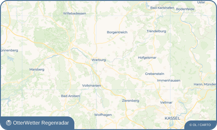 OtterWetter Regenradar-Widget Herlinghausen