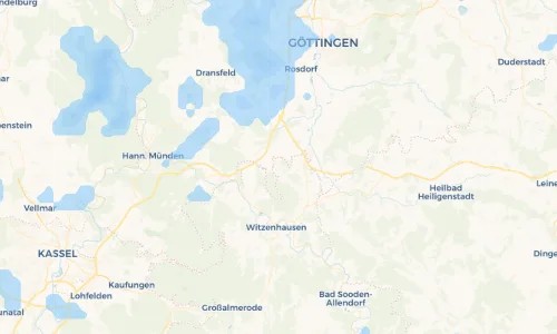 Regenradar Vorschaubild - Aktuelle Niederschläge in Hermannrode und Umgebung