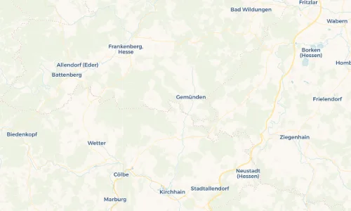 Regenradar Vorschaubild - Aktuelle Niederschläge in Hertingshausen und Umgebung