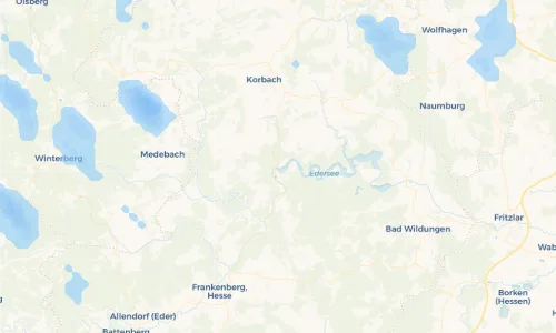 Regenradar Vorschaubild - Aktuelle Niederschläge in Herzhausen und Umgebung