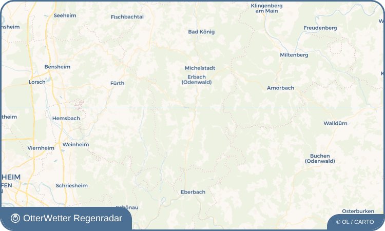 Wetter-Widget-Vorschau mit Vorhersagedaten für Hetzbach