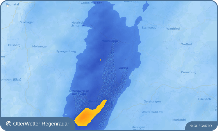 Widget-Vorschau für Heyerode Wetter-Widget-Vorschau mit Vorhersagedaten für Heyerode