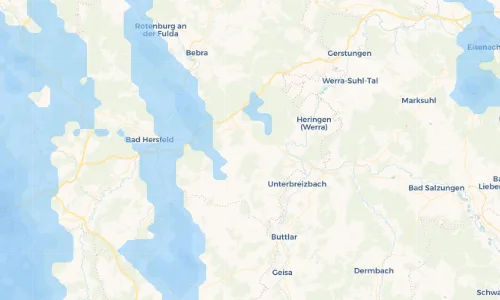 Regenradar Vorschaubild - Aktuelle Niederschläge in Hillartshausen und Umgebung