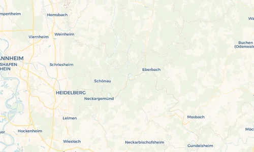 Regenradar Vorschaubild - Aktuelle Niederschläge in Hirschhorn (Neckar) und Umgebung