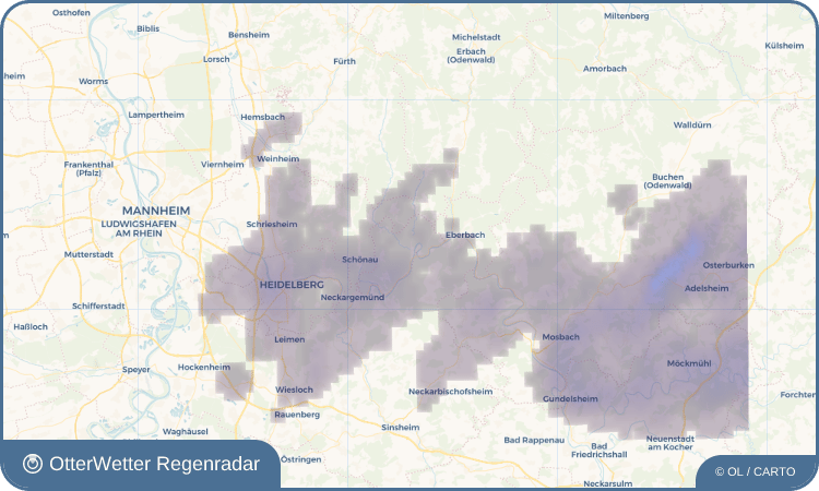 OtterWetter Regenradar-Widget Hirschhorn (Neckar)