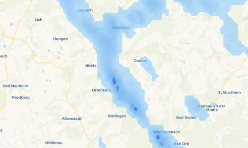 Regenradar Vorschaubild - Aktuelle Niederschläge in Hirzenhain und Umgebung