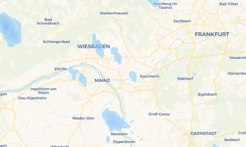 Regenradar Vorschaubild - Aktuelle Niederschläge in Hochheim am Main und Umgebung