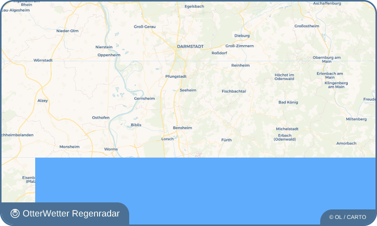OtterWetter Regenradar-Widget Hochstädten