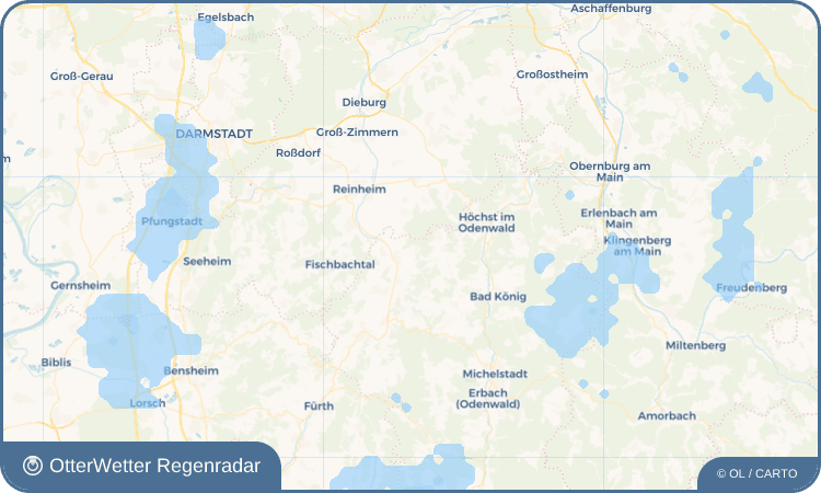 OtterWetter Regenradar-Widget Höllerbach