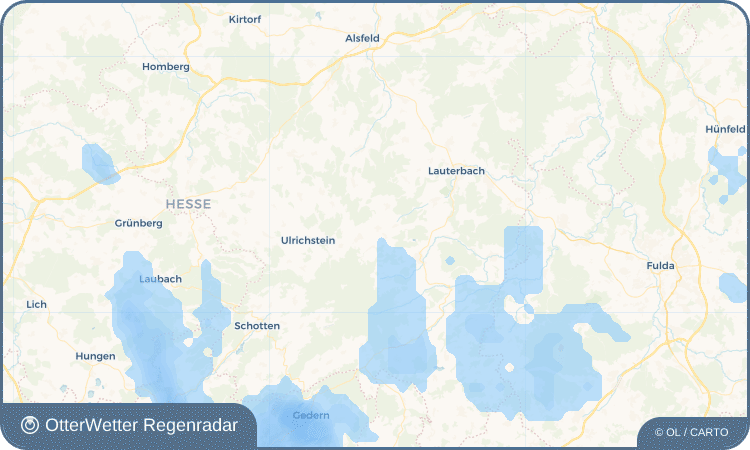 Widget-Vorschau für Hörgenau Wetter-Widget-Vorschau mit Vorhersagedaten für Hörgenau