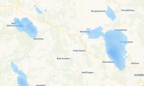 Regenradar Vorschaubild - Aktuelle Niederschläge in Hörle und Umgebung