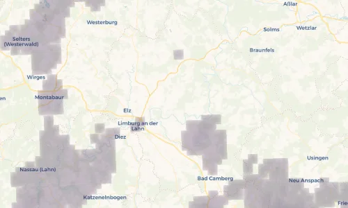 Regenradar Vorschaubild - Aktuelle Niederschläge in Hofen und Umgebung