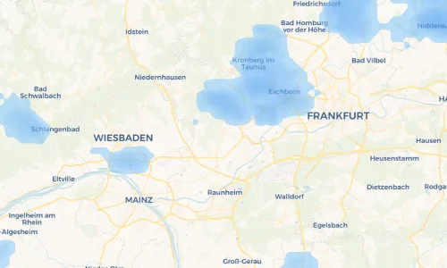 Regenradar Vorschaubild - Aktuelle Niederschläge in Hofheim am Taunus und Umgebung