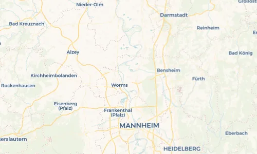 Regenradar Vorschaubild - Aktuelle Niederschläge in Hofheim und Umgebung