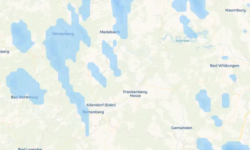 Regenradar Vorschaubild - Aktuelle Niederschläge in Hommershausen und Umgebung