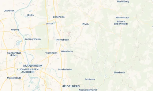 Regenradar Vorschaubild - Aktuelle Niederschläge in Hornbach und Umgebung