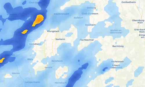 Regenradar Vorschaubild - Aktuelle Niederschläge in Hoxhohl und Umgebung