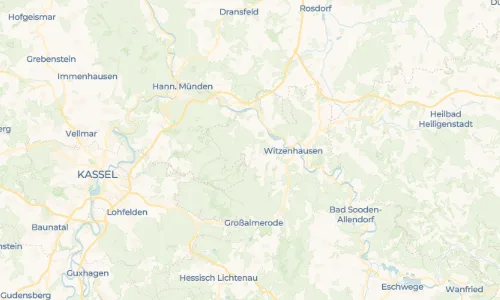 Regenradar Vorschaubild - Aktuelle Niederschläge in Hubenrode und Umgebung