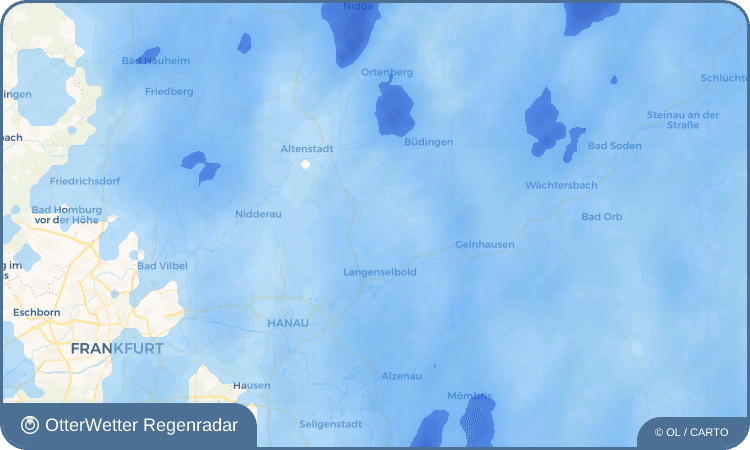 Wetter-Widget-Vorschau mit Vorhersagedaten für Hüttengesäß