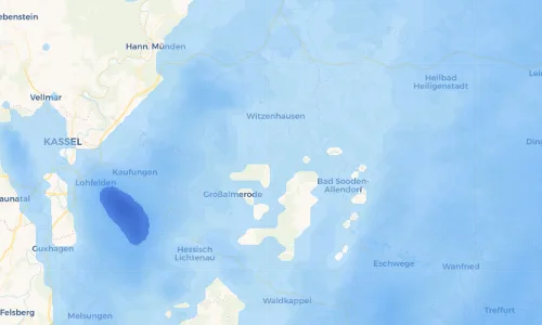 Regenradar Vorschaubild - Aktuelle Niederschläge in Hundelshausen und Umgebung