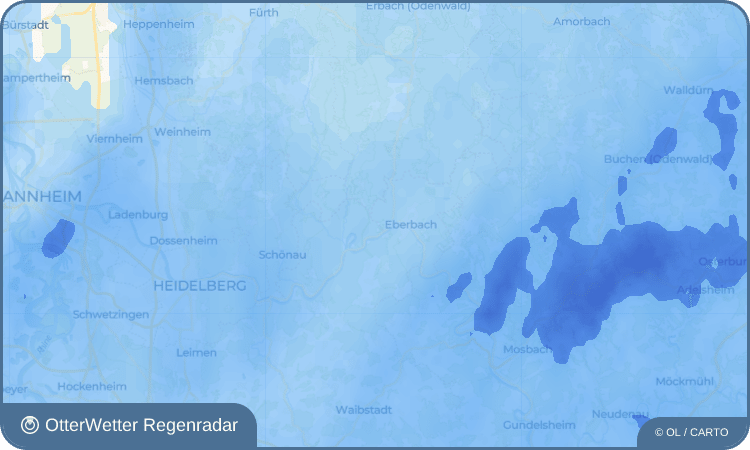 OtterWetter Regenradar-Widget Igelsbach