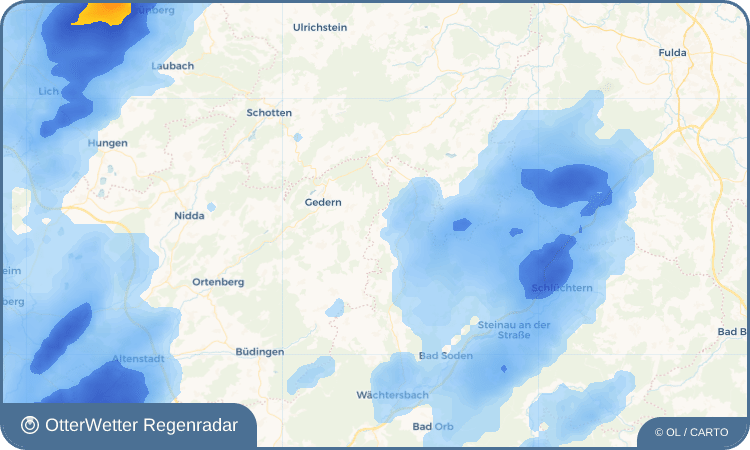 OtterWetter Regenradar-Widget Illnhausen