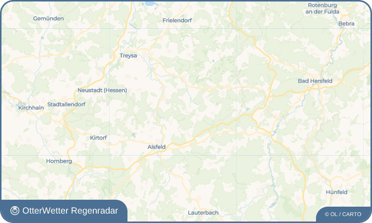 OtterWetter Regenradar-Widget Immichenhain