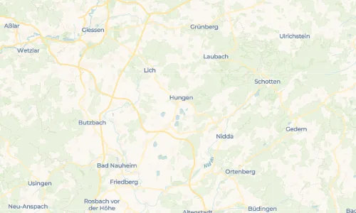 Regenradar Vorschaubild - Aktuelle Niederschläge in Inheiden und Umgebung